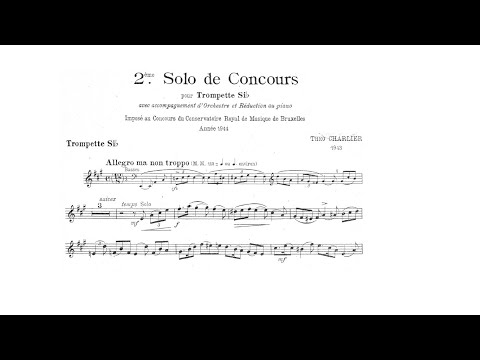 Théo Charlier: Solo de Concours n.2 (Jeroen Berwaerts, trumpet)