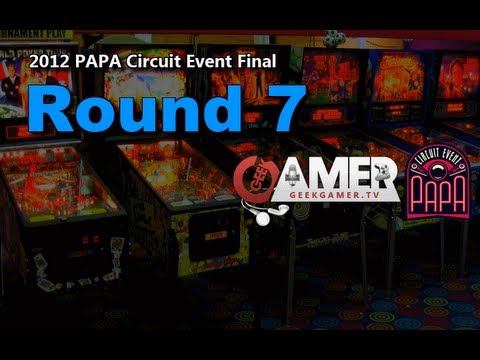 PAPA Pinball - Round 7 - 2012 PAPA Circuit Final