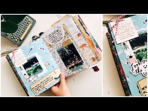 junk journal with me  process video ideas tips