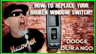 HOW TO REPLACE - BROKEN WINDOW SWITCH PANEL - DODGE DURANGO