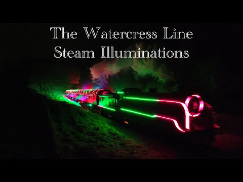 Mid Hants Railway - The Watercress Line Steam Illuminations 2024 - Christmas Train