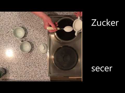 Kuvano vino recept/Gekochte Wein Rezept