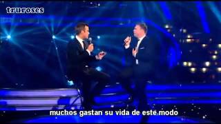 Robbie Williams Ft. Gary Barlow - Shame (LIVE) - Subtitulada al Español