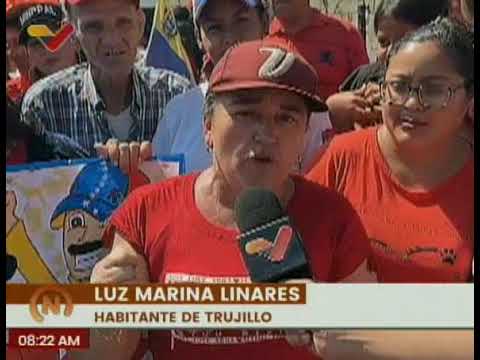 Trujillo | Pueblo de Motatán resteados con la revolución se movilizó en apoyo al Ejecutivo Nacional
