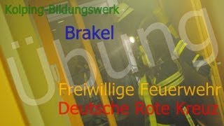 preview picture of video 'Feuerübung am 06.03.2013 in Brakel'