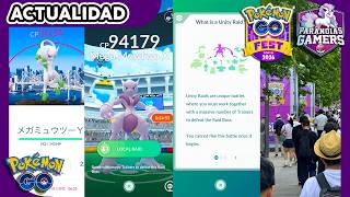 ‼️PRIMERAS UNITY RAID en TOKIO: PRIMERAS RAID de MEGA MEWTWO XY | ASÍ HA SIDO su Pokémon GO FEST