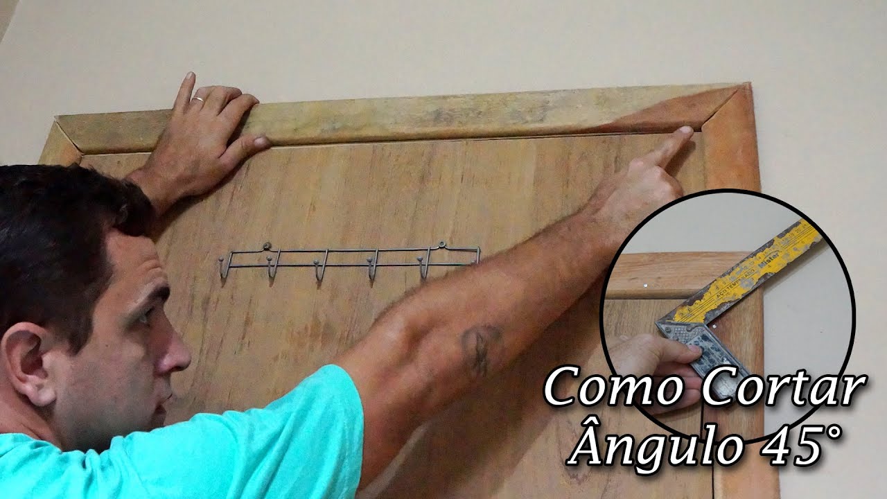 Como colocar Guarnição de Porta de Madeira - Dica do Fernando