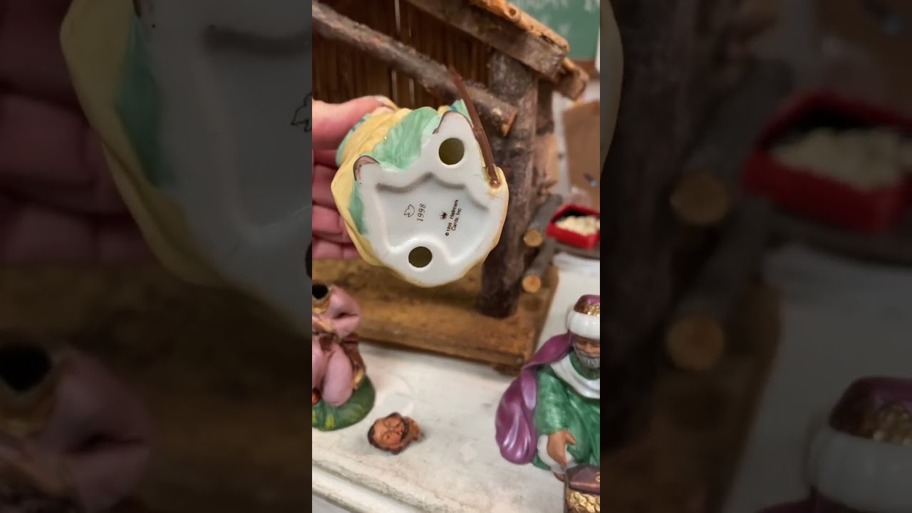 I always Buy Nativity Sets for Spare Parts | #nativityscene #madeinitaly #estatesalefinds