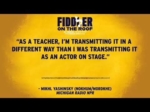 Mikhl Yashinsky on Michigan Radio NPR