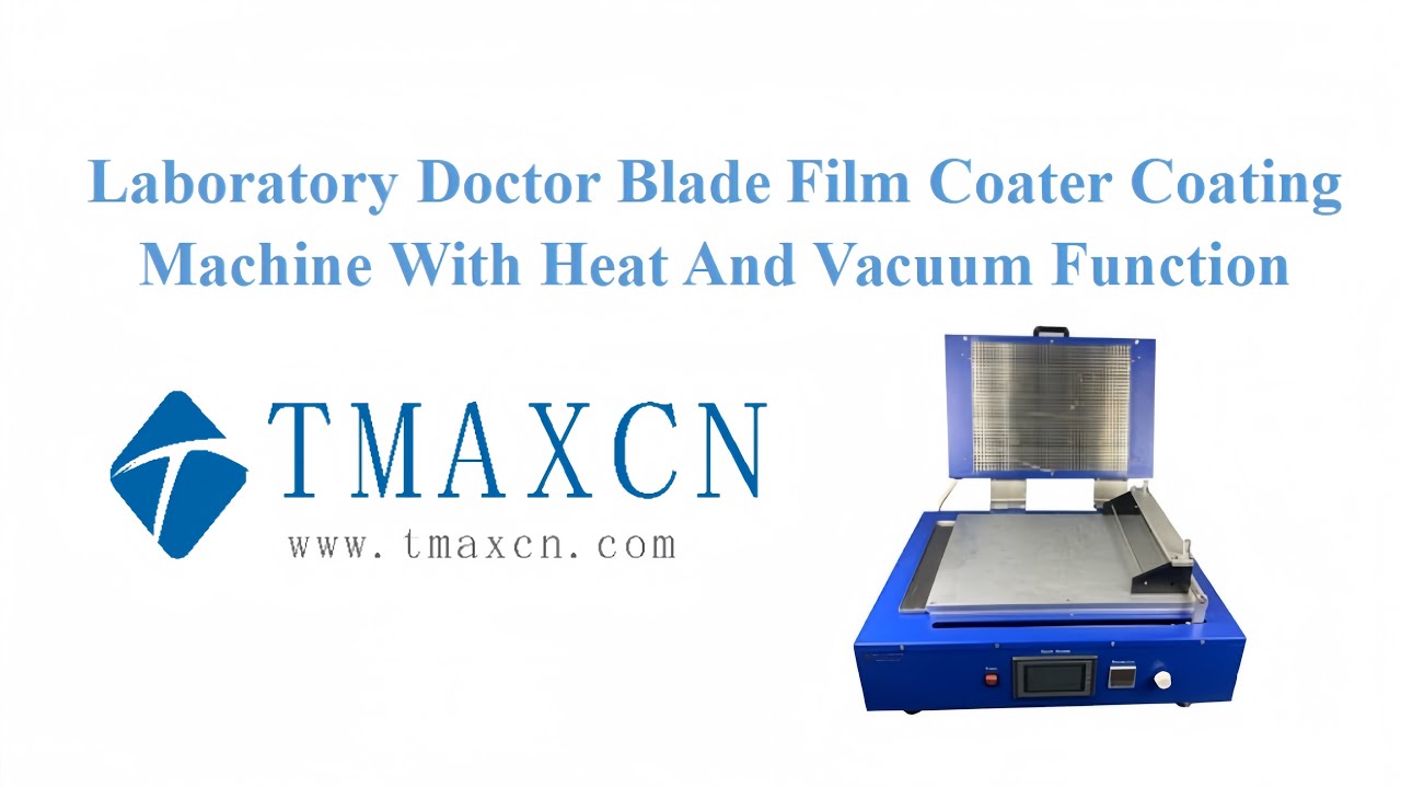 Laboratory Doctor Blade Film Coater Coating Machine With Heat And Vacuum Function