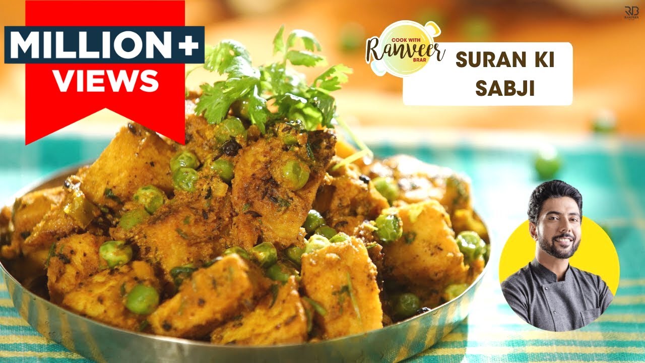 Suran ki Sabji | लक्ष्मी पूजन पे शुभ सुरन की सब्जी | जिमीकन्द | Yam curry | Chef Ranveer Brar