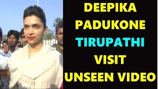 Bollywood Hot Actress Deepika Padukone Exclusive Visit to Tirumala