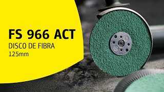 O disco de fibra FAST e COOL - para AÇO e AÇO INOXIDÁVEL - FS 966 ACT | Klingspo
