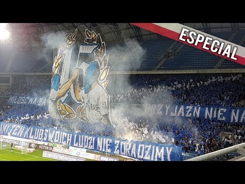 Comemoração sensacional dos 15 anos do grupo Ultra do Lech Poznań (27.10.2017)