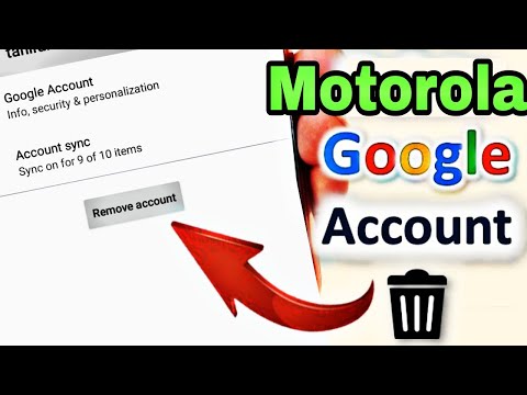how to remove account / motorola remove account setting , motorola mobile ka email kaise remove kare