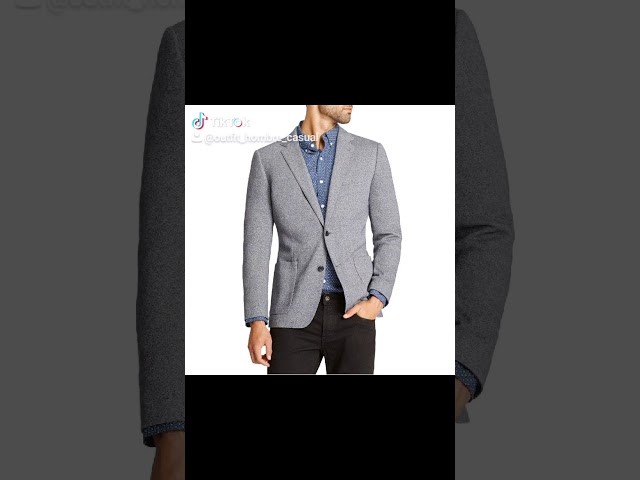 Vídeo relacionado con YOUTHUP Blazers de Hombre Slim Fit Elegante Formal Chaqueta de Traje y Americana para Hombre, Negro, XXL
