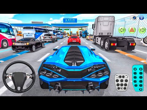 New Eight Lane High Speed Highway & Toll Gate - 3D Driving Class New Update 2025 - Android iOS Game