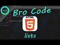 HTML list tutorial 📋 #5