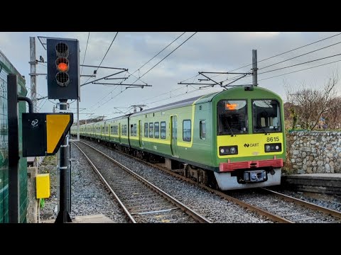 Irish Rail 8510 class Dart Train 8615 - Booterstown Station, Dublin.
