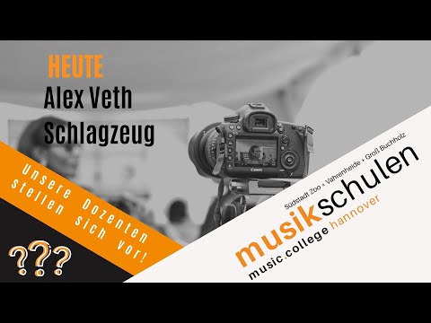 #unsereDozenten - ALEX VETH (Schlagzeug)