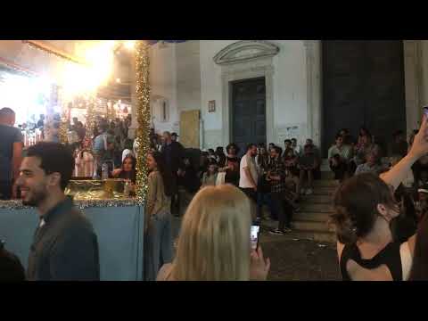 Lisbon, Santos Populares in Alfama at night part 2