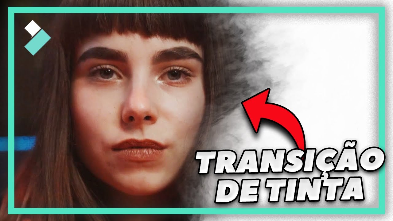 Como fazer efeito TRANSIÇÃO com TINTA nos vídeos? (Ink Transition) | Wondershare Filmora