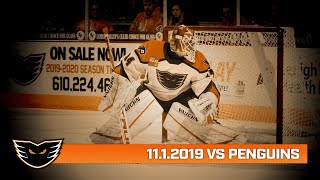 Penguins vs. Phantoms | Nov. 1, 2019