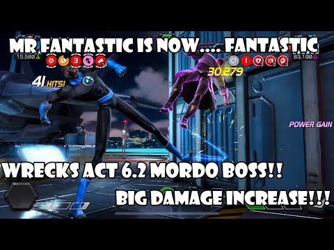 Mister Fantastic Buff Is... Fantastic! Wrecks Act 6.2.5 Mordo boss - Marvel Contest Of Champions