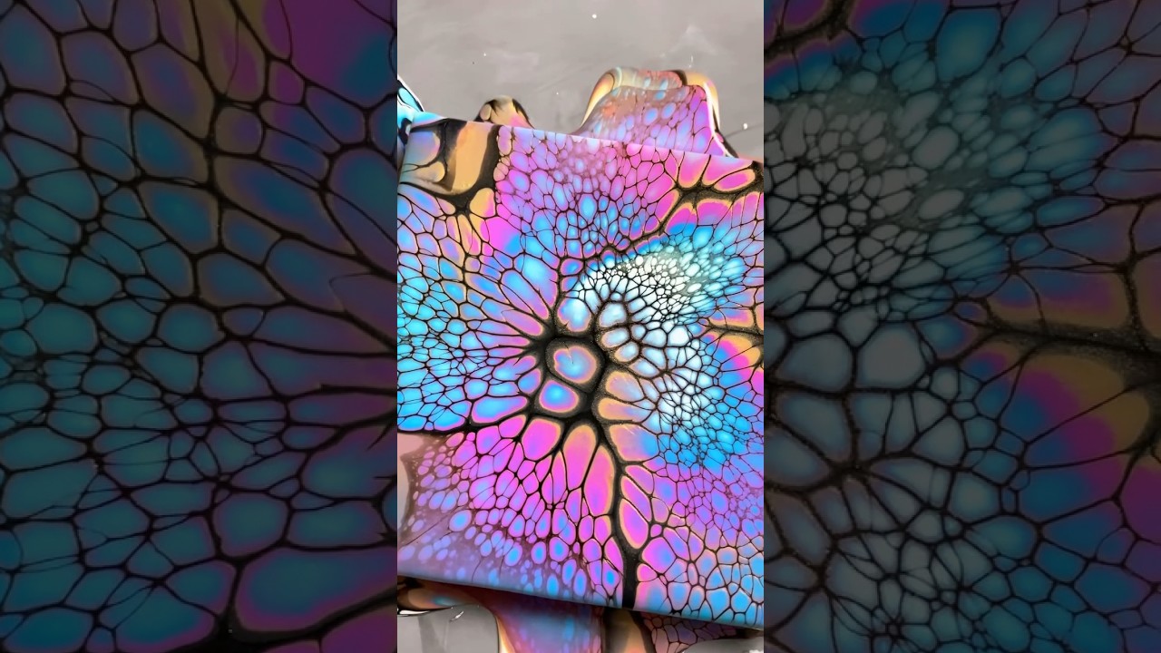 How to Make Cells with a Cell Activator #shorts #acrylicpainting