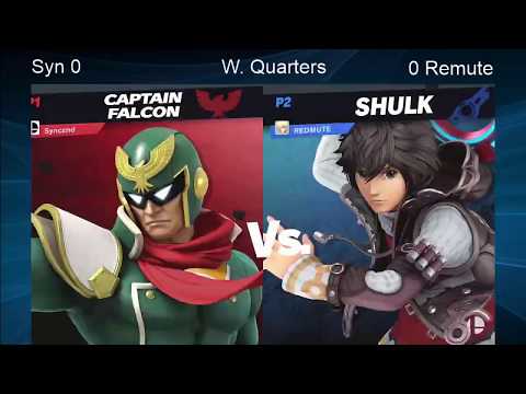 CWA Wifi Weekly 08 - Syn (Captain Falcon) vs Redmute (Shulk, Rosalina & Luma) Winners Quarterfinals