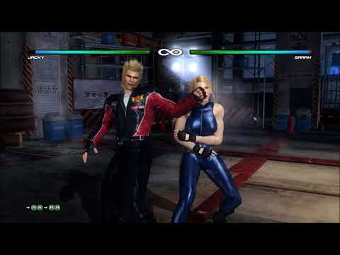 Dead or Alive 5, Jacky Bryant, All Holds & Throws Compilation