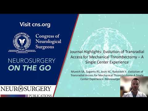 Journal Highlight: Evolution of Transradial Access for Mechanical Thrombectomy