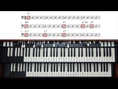 Hammond Bass Lines | Walking Bass For Jazz Organ