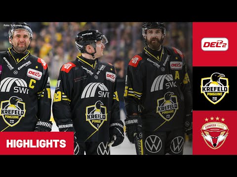 DEL2: Krefeld Pinguine vs. Lausitzer Füchse | Highlights
