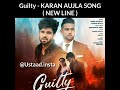 Guilty Leaked Song Inder Chahal Ft Karan Aujla