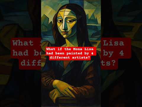 The Mona Lisa Reimagined: Van Gogh, Picasso, Klimt & More #aiart #memes #aihumor #funny #shorts