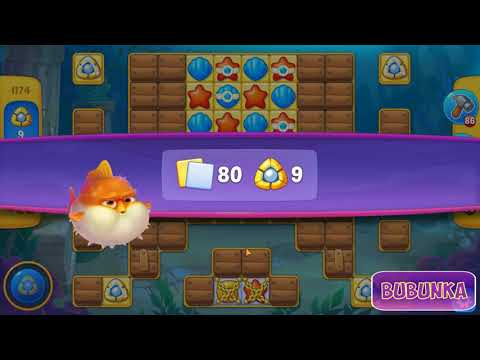 Fishdom level 1174 HD