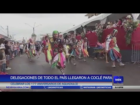 Delegaciones de todo el país llegaron a Coclé para celebrar los 177 aniversarios de Aguadulce