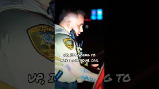 Driving with only a learners permit.