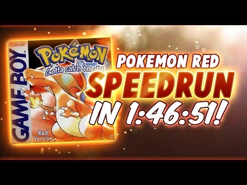 Pokemon Red Speedrun in 1:46:51! (Former Personal Best)