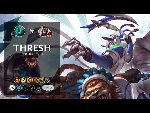 Thresh Support vs Lulu - KR Grandmaster Patch 12.17