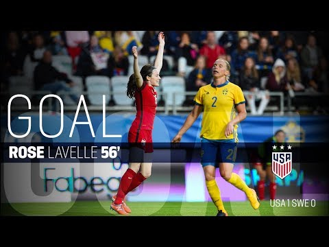 WNT vs. Sweden: Rose Lavelle Goal - June 8, 2017