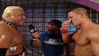 John Cena &amp; Rikishi freestyling SmackDown 7 November 2002