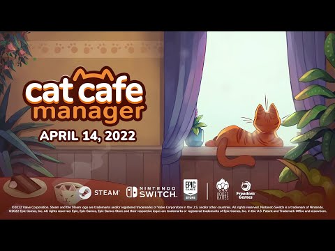 Cat Cafe Manager - Release Date Announcement - PC & Switch thumbnail