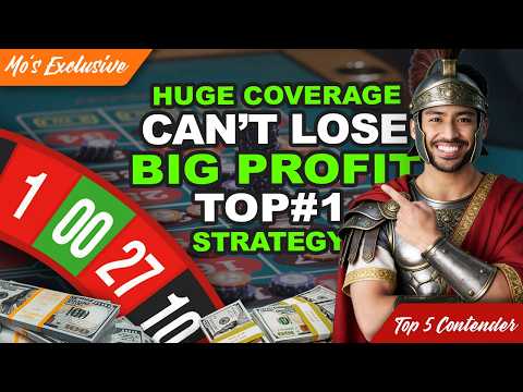 NEW - TOP ROULETTE STRATEGY | HUGE 30 # COVERAGE | BIG PROFIT POTENTIAL WINNING SYSTEM - Bet With MO