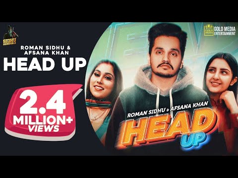 Poster head up lyrics – roman sidhu x afsana khan