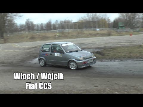 Szombierki Rally Cup 2019 - Runda 1 - Kacper Włoch / Piotr Wójcik - Fiat CCS