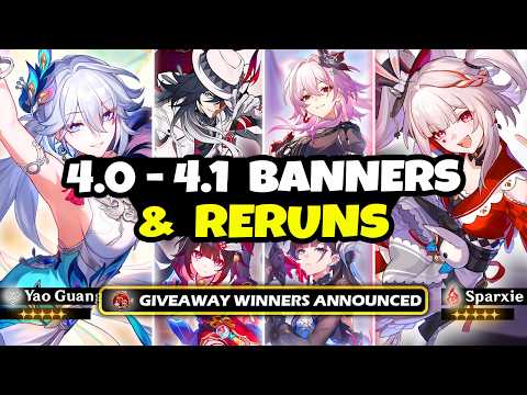 NEW UPDATE! CHARACTER BANNER ROADMAP FOR 4.0-4.1 | Silverwolf, Pearl, Sparxie - Honkai: Star Rail