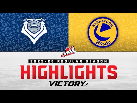 Victoria Royals at Saskatoon Blades 01/21 | WHL Highlights 2025-26