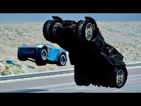 Jackson Storm vs Batmobile Arkham Knight - Drag Race 20 KM